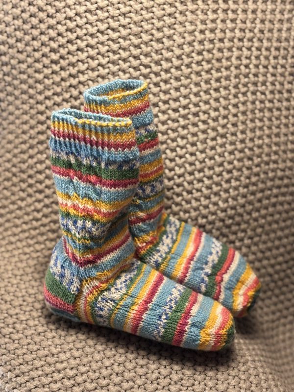 Socke „Bunte Landlust 1.1“