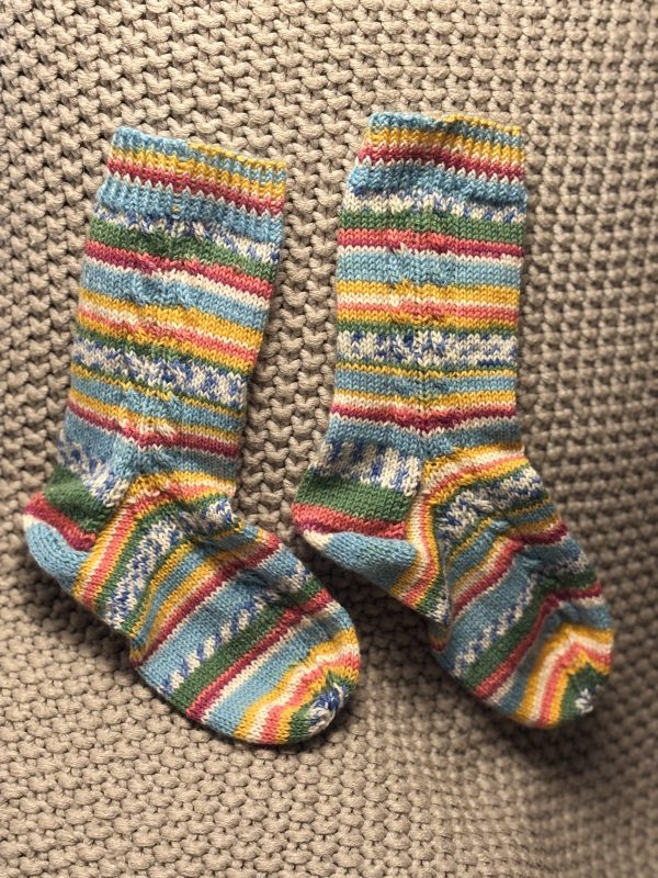 Socke „Bunte Landlust 1.1“ – Bild 2