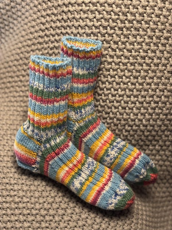 Socke "Bunte Landlust 1.2"