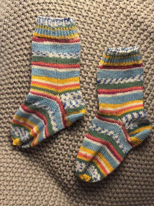 Socke „Bunte Landlust 1.3“ – Bild 2