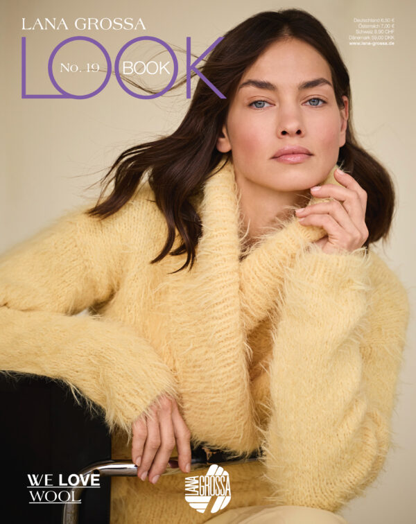 Lana Grossa Lookbook 2025 Cover – Strickanleitungen & Trends
