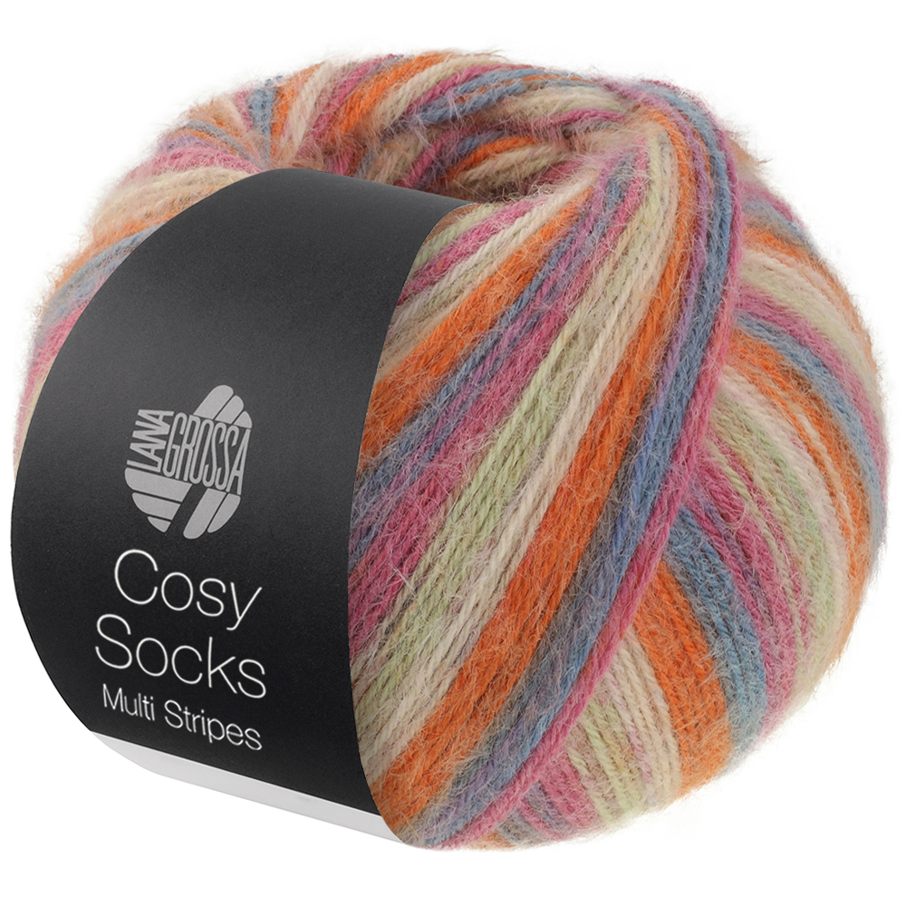 Cosy Socks Multi Stripes Herbst
